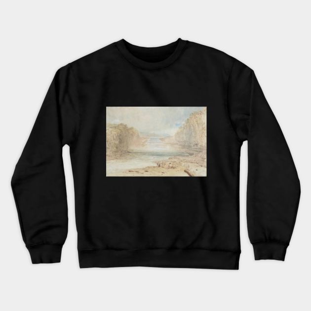 Baden from the North, 1844 Crewneck Sweatshirt by Art_Attack